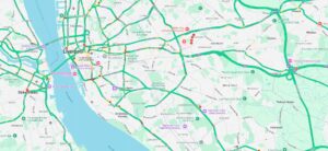 A map of the Liverpool region