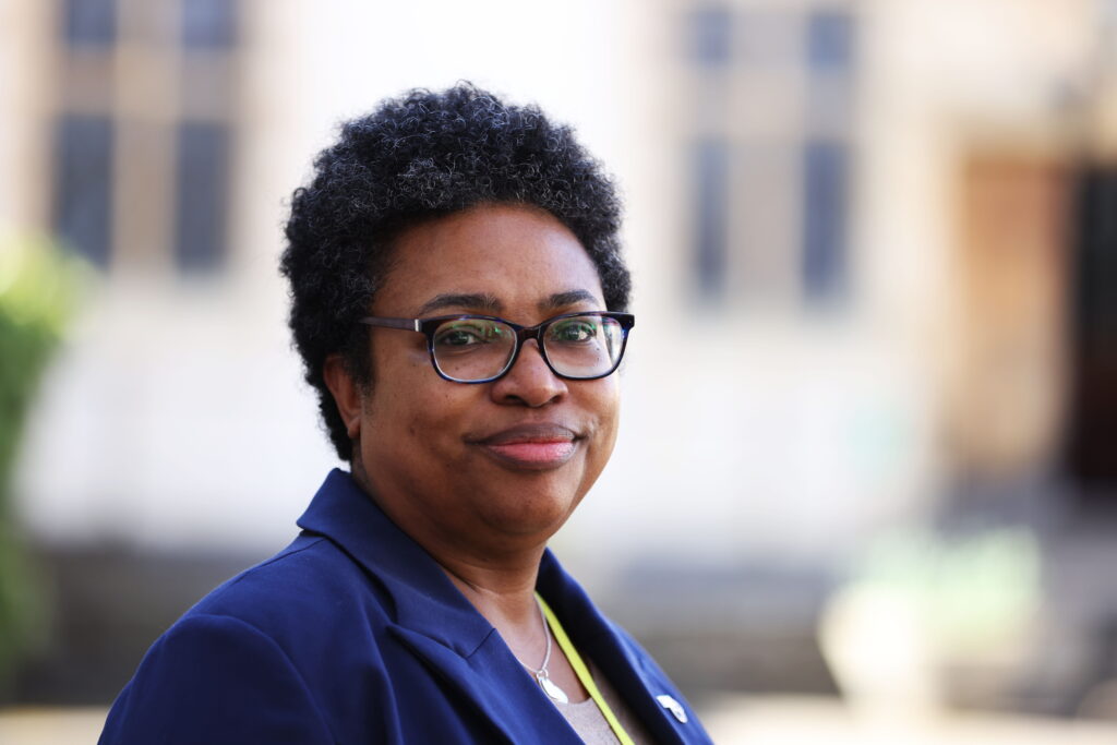 A headshot of careers adviser Judy