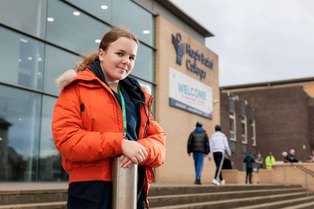 India studied childcare at Hugh Baird College in Sefton