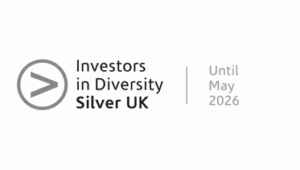 Investors in diversity silver UK award logo. Valid until May 2026