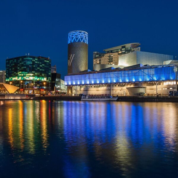 A view of the Salford Quays
