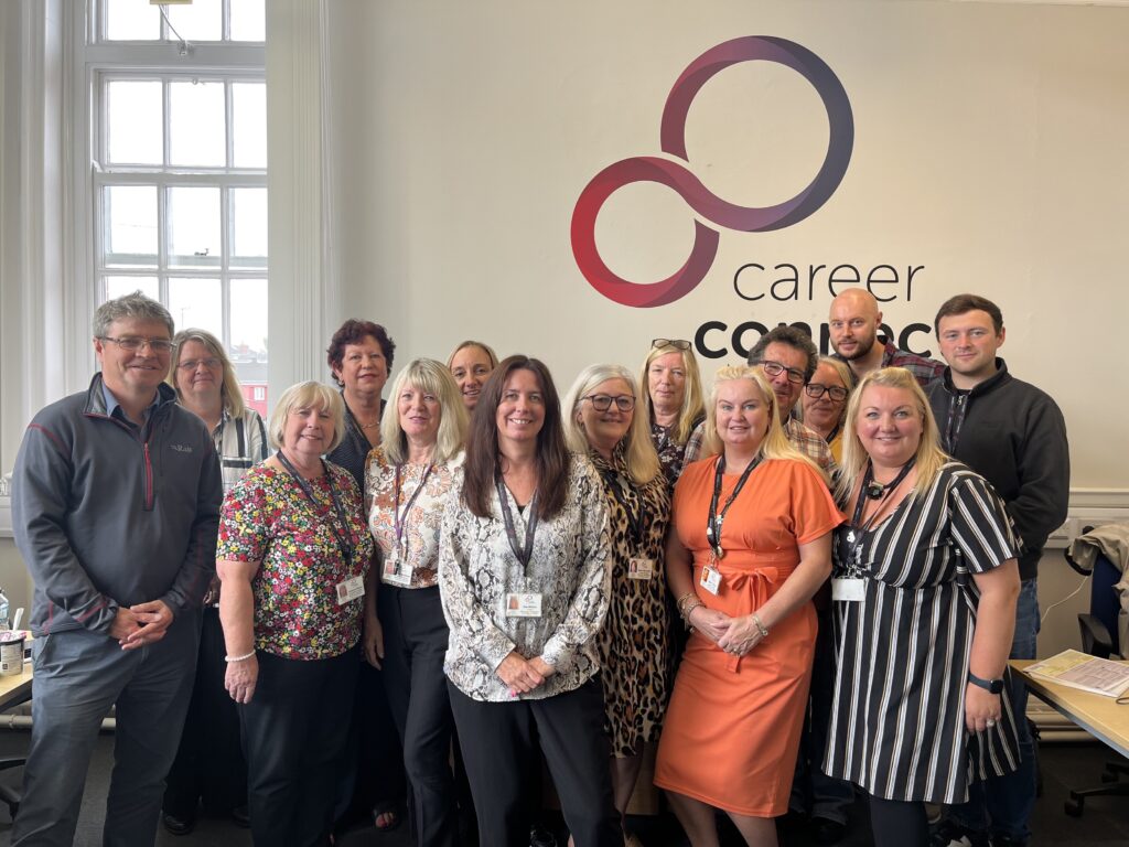 Career Connect's Sefton Team (pictured here) has won awards for its vital work in reducing the number of local young people who are not in employment, education or training after leaving school at 16.