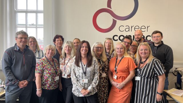 Career Connect's Sefton Team (pictured here) has won awards for its vital work in reducing the number of local young people who are not in employment, education or training after leaving school at 16.