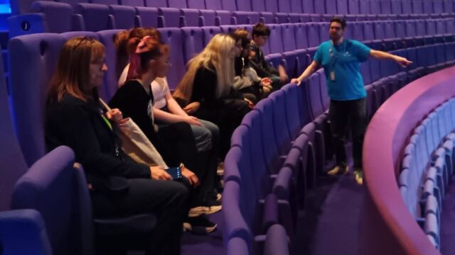 Discover Your Future participants got a sneak peek behind the scenes at the various technical careers on offer.