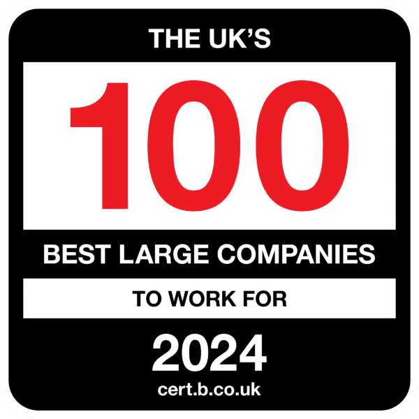 The Uk's 100 best large companies to work for 2024 logo