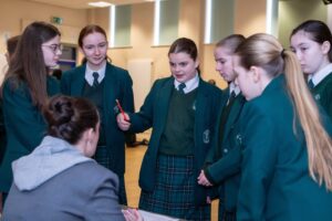 A group of schoolgirls got to ask local employers questions to work out what they do as a job. The event aims to challenge stereotypes.