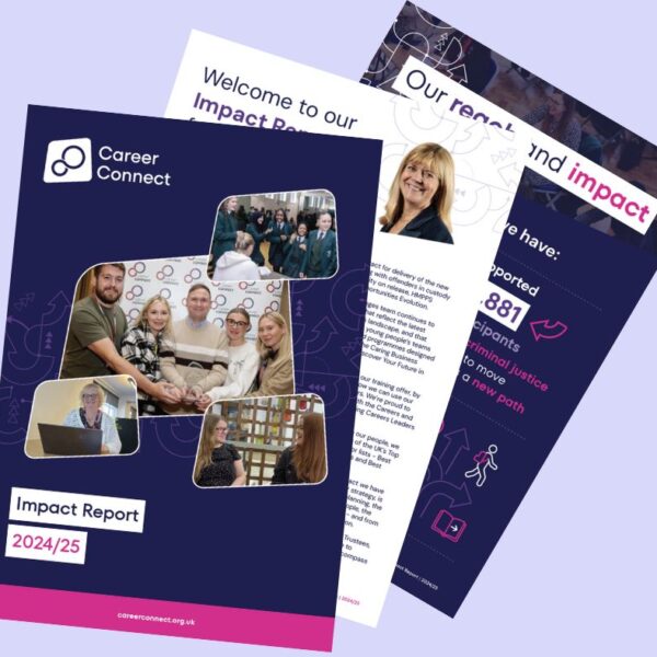 Selected pages from Career Connect's Impact Report 2024-25