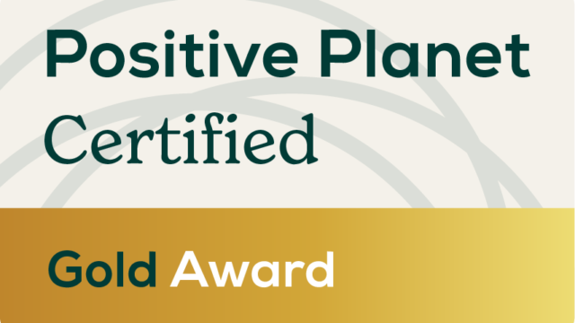 Positive Planet Certified Gold Award