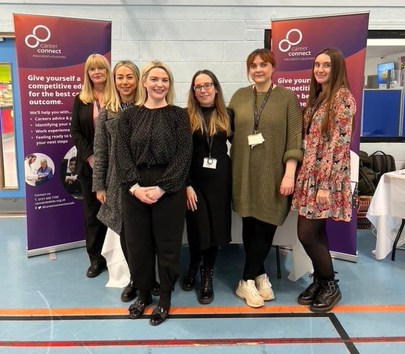 A group from Career Connect and Wirral Council, who delivered the What Next? Skills Show.